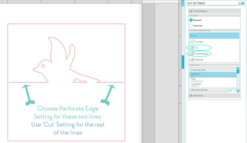 Design a Pop up Tent Style Place Card in Silhouette Studio
