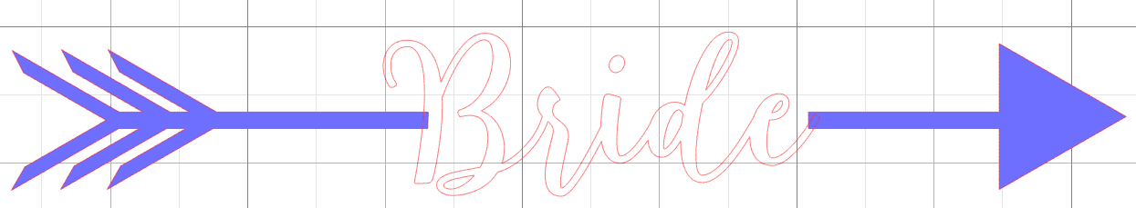 Draw an arrow in Sil Studio - adding word to arrow 3 adjust