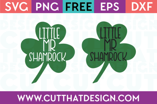 Free Little Mr Shamrock SVG File