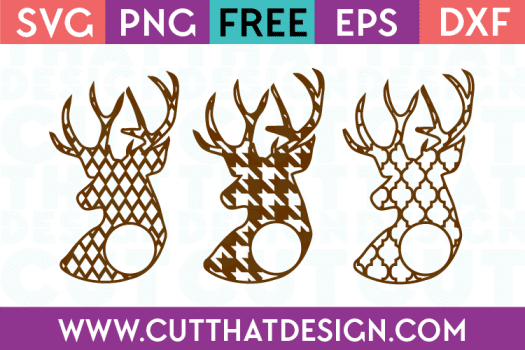 Free SVG Cutting Files Site Deer Patterns
