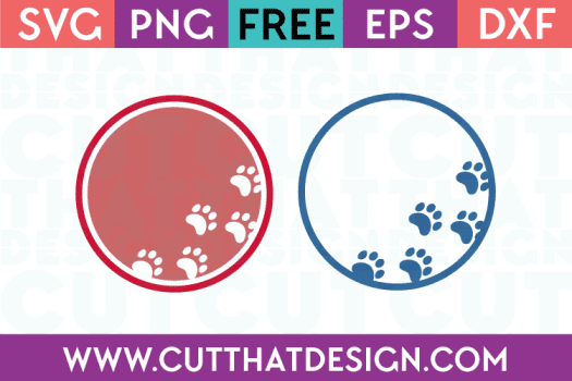 Download Free Paw Print SVG Cutting Files