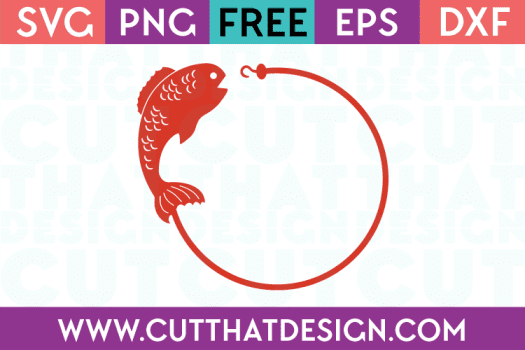 Free Cutting Files Fish and Hook