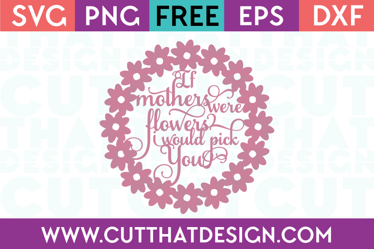Free Mothers Day Word Art SVG