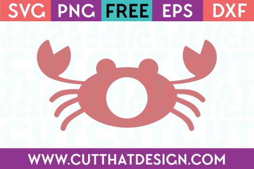 Free Monogram SVG Design Crab