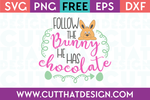 Free Easter Cutting Files Easter Chocolate Bunny