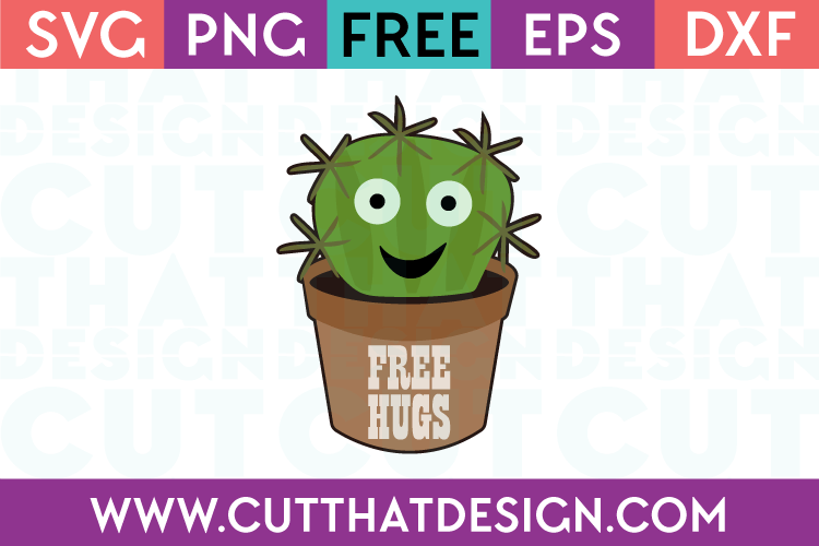 Free SVG File - Cactus in a Pot