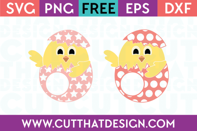 Free Easter Chicks SVG