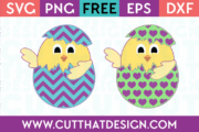 SVG Easter Chicks