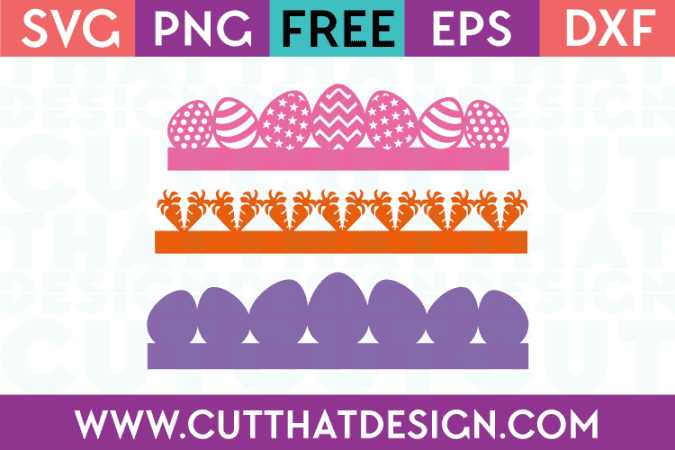 SVG Easter Borders Free