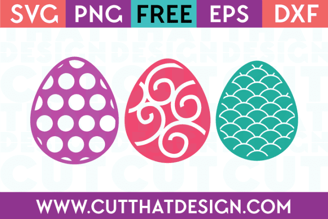 Easter SVG Cuts Downloads Free Egg Patterns