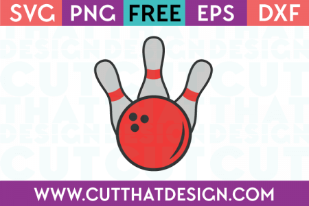 Free bowling pin design svg