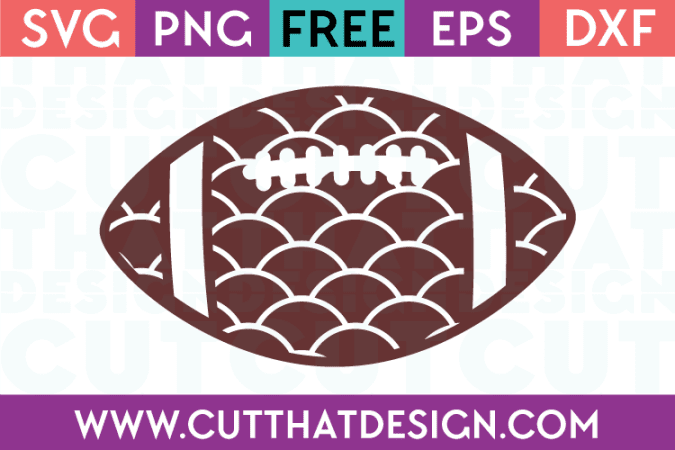 Free Football svg files for silhouette