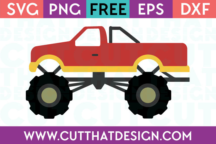Free Monster Truck Design SVG