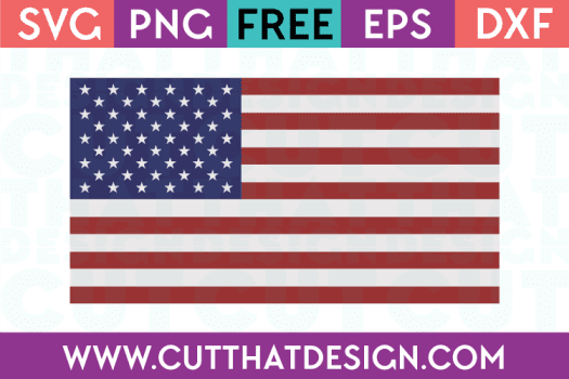 Free SVG Files USA Flag Design
