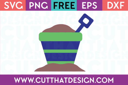 Bucket and Spade Free SVG