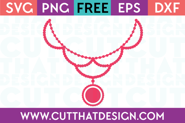 Free Necklace SVG Files by Cut That Design