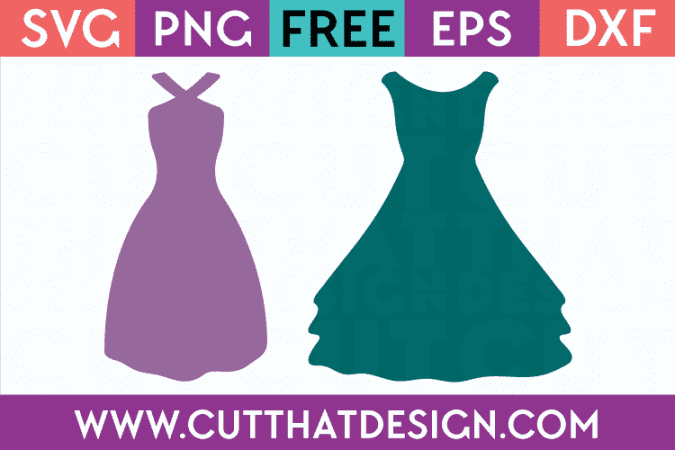 Cut That Design Wedding Dress SVG