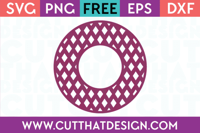 Cut That Design Circle Frame Free SVG Cutting Files