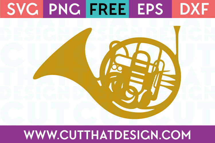 French Horn SVG