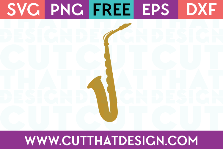 Free Saxophone Marching Band Design SVG