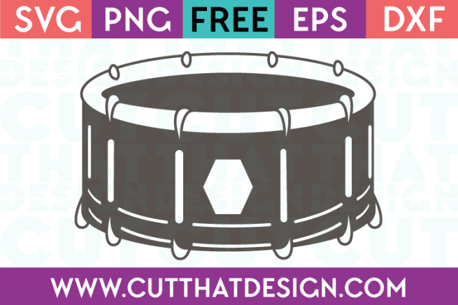 Snare Drum SVG Free