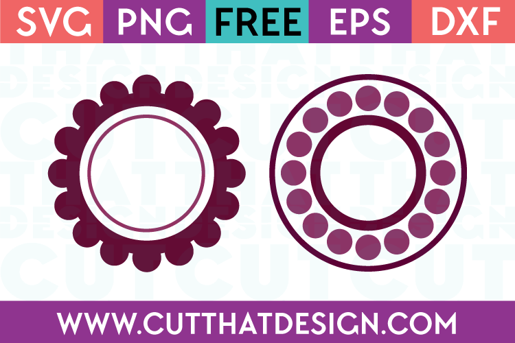 Cut That Design Polka Dot Circle Frame Designs