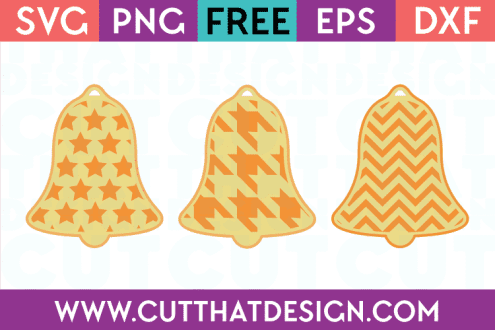 Christmas Bell Design Set 2 – Stars, Houndstooth, and Chevron