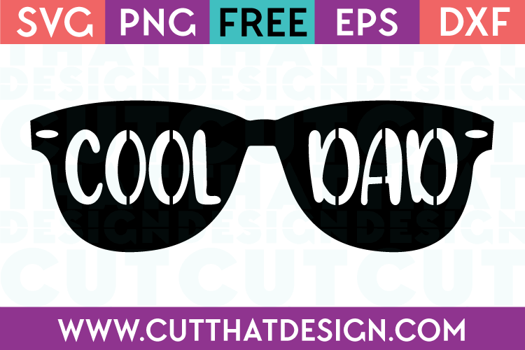 Free Cool Dad Design SVG