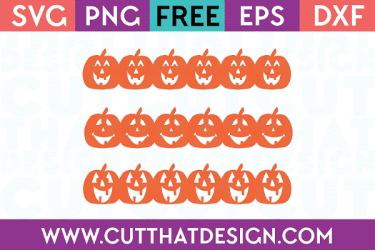 Free Cutting Files Pumpkin Borders