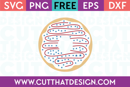 Free SVG Files Doughnut Design
