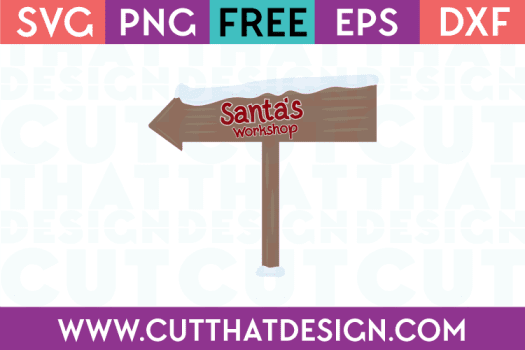 Santa's Workshop Free SVG Cutting File