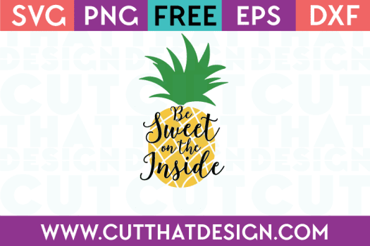 Free SVG Files Pineapple