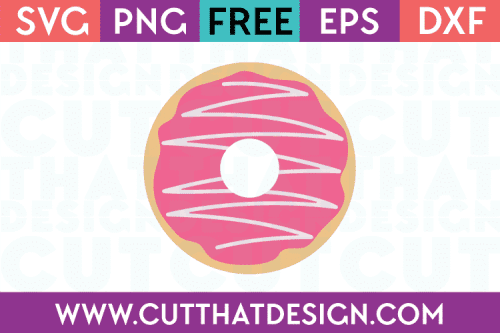 Donut SVG Cutting File Free