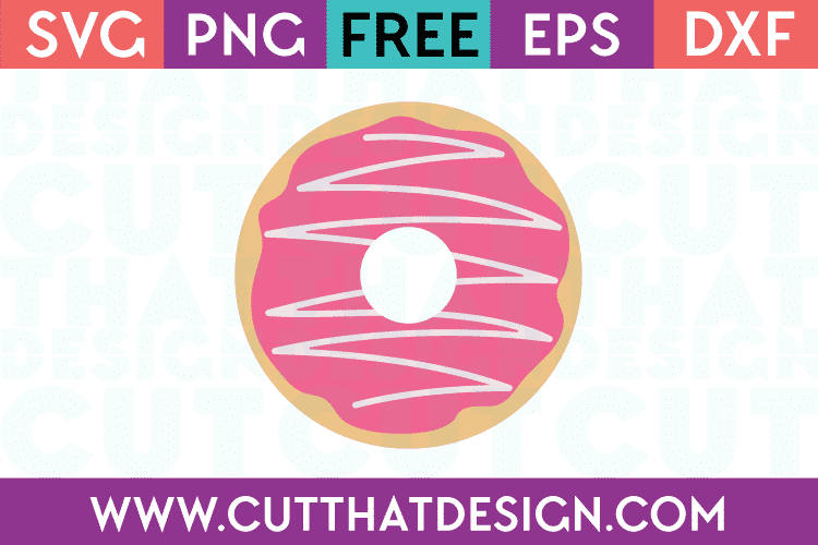 Donut SVG Cutting File Free