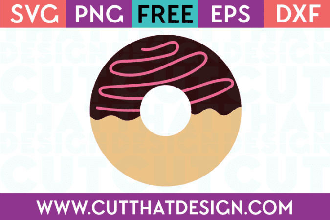 SVG Cutting File Donut Free Download