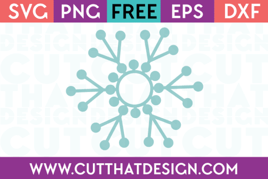 Free SVG Files Monogram Snowflake