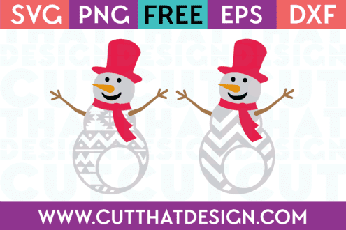 Patterned snowman Design Set 1 – Aztec and Chevron