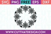 Free SVG Cutting Files Spider Web Circle Frame