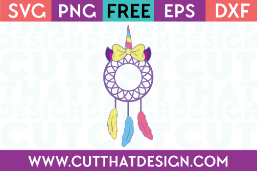 Free Unicorn Dreamcatcher SVG