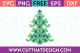 Free SVG Files Swirly Christmas Tree