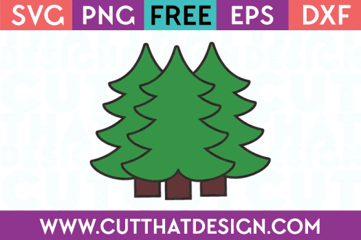 Free SVG Files Christmas Trees