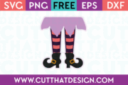 Free SVG Files Witches Legs