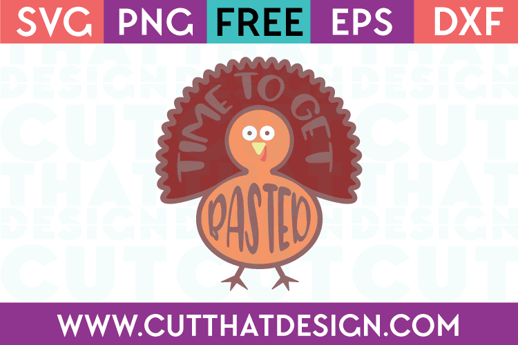Free Time to get Basted Turkey SVG