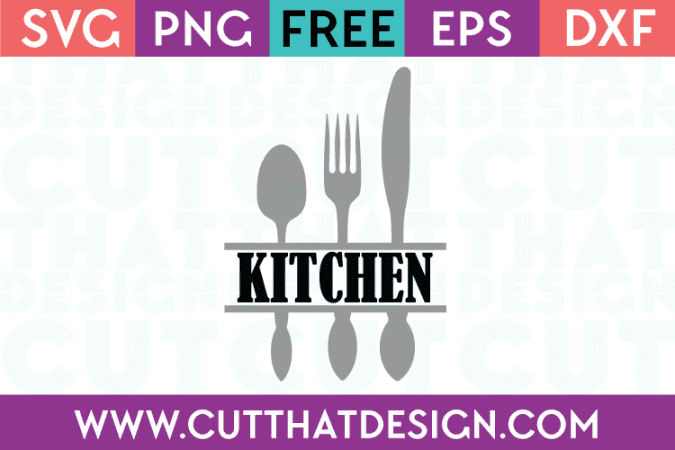 Free SVG Files Kitchen Utensils