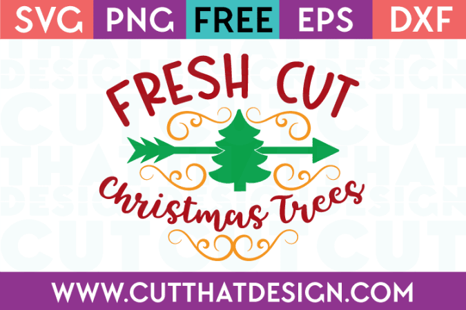 Free SVG Files Fresh Cut Christmas Tree