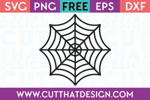 Free SVG Files Halloween Spiders Web