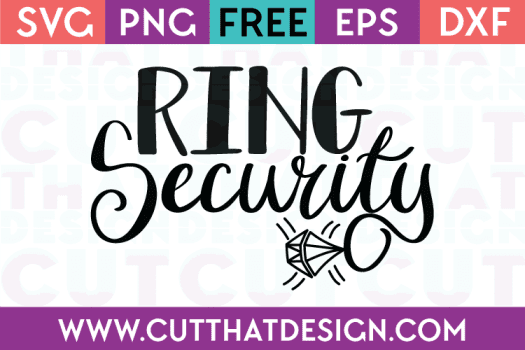 Free SVG Files Ring Security