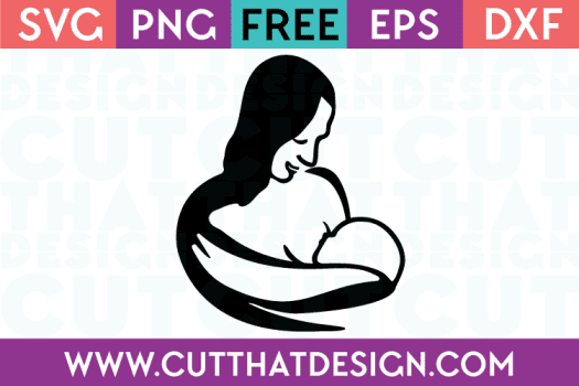 Free Cut Files Baby Breast Feeding