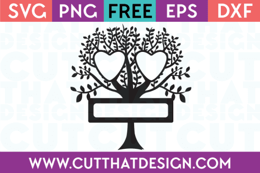 Free Cut Files Family Tree Design