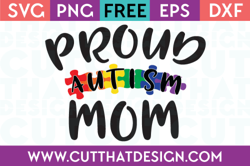 Free SVG Autism Mom